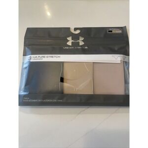 Under Armour Underwear Panties Womens XL Pure Stretch Thong 3 Pack Multi NEW